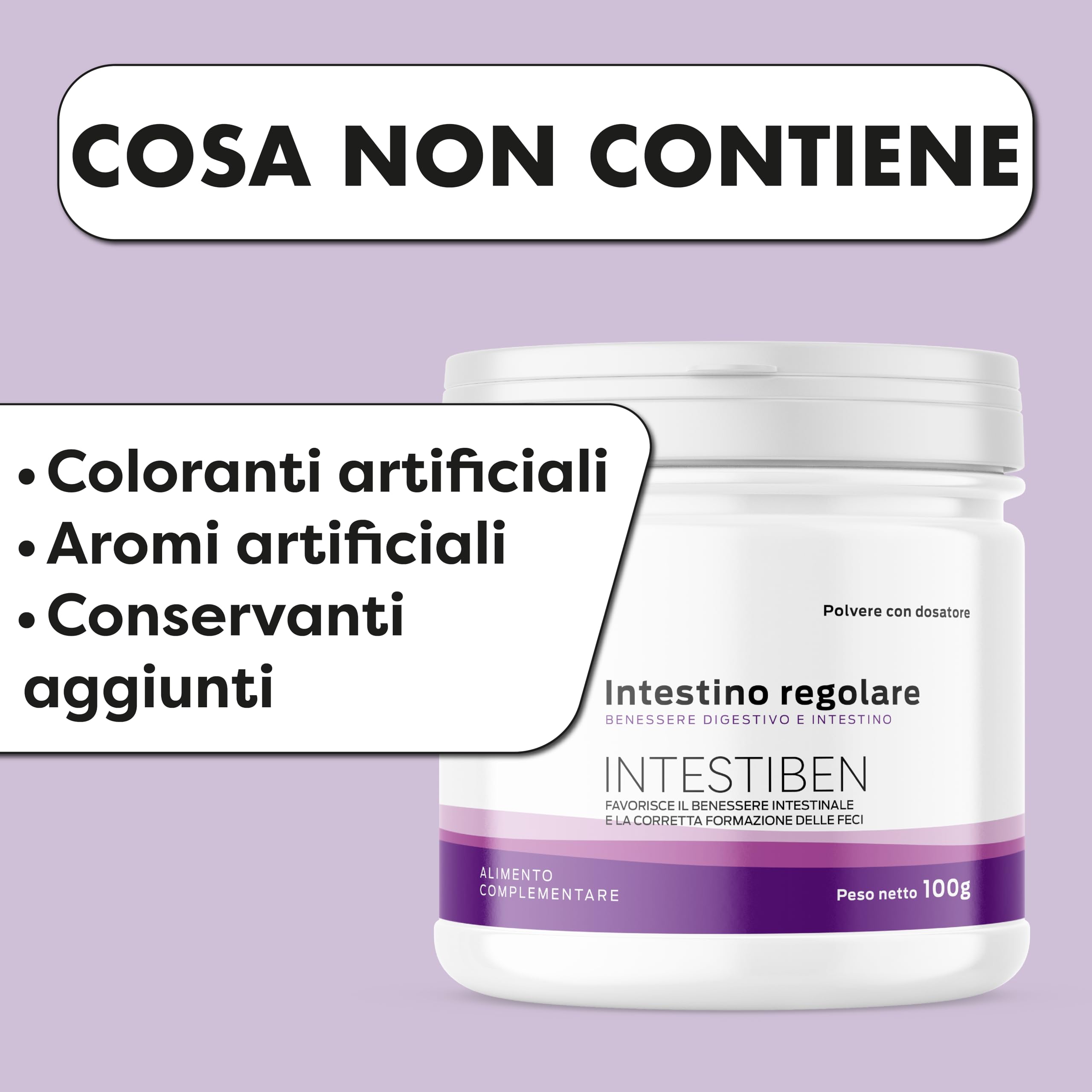Probiotici per Cani e Gatti – Supporto in caso di Feci Molli e Squilibri Intestinali – Fermenti Lattici Cane – Intestino Sensibile – PHARMACINQUEPET Intestiben 100 g