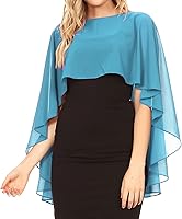 Vista 1 de Sakkas Anya - Capa de gasa suave para mujer, para boda, dama de honor, novia, bolero
