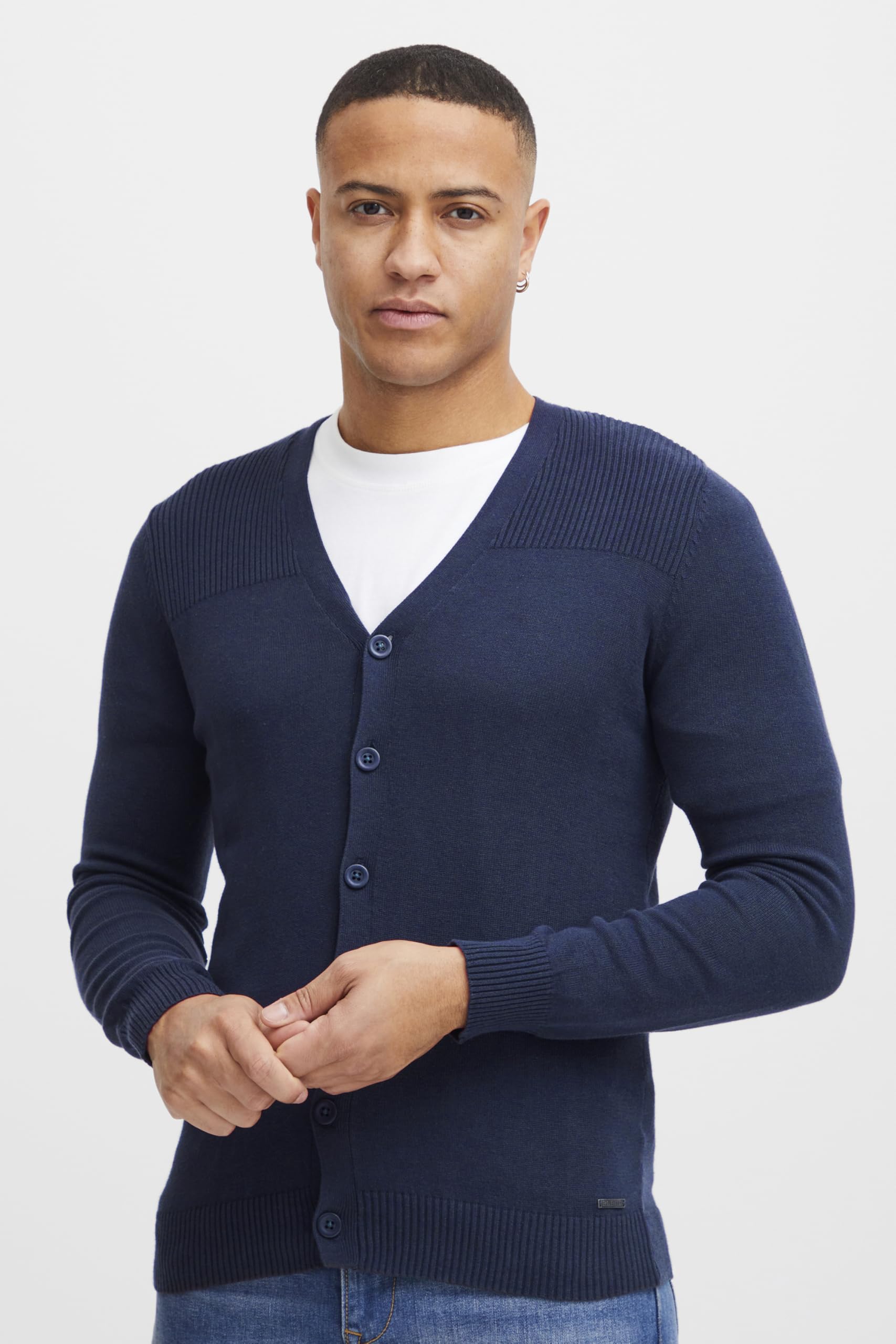 Blend BHCaden Herren Strickjacke Cardigan Feinstrick