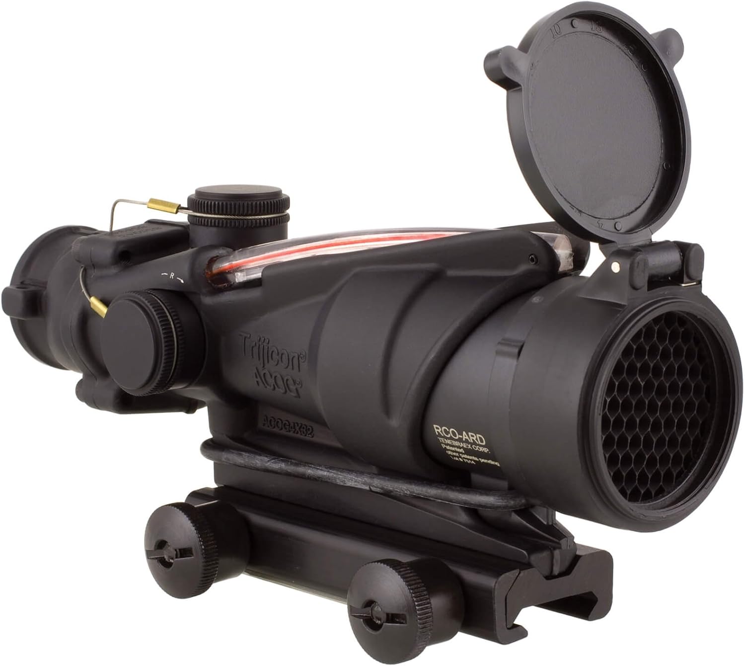 Trijicon TA31RCO-M150CP ACOG 4x32 BAC Rifle Optic with Red Chevron Reticle