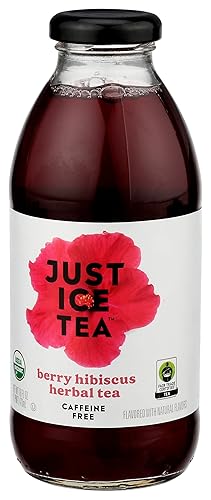 Miniatura 4 de Eat The Change Just Ice Tea - Té de hierbas orgánico de hibisco de bayas, sin cafeína, 16 onzas líquidas (paquete de 12)