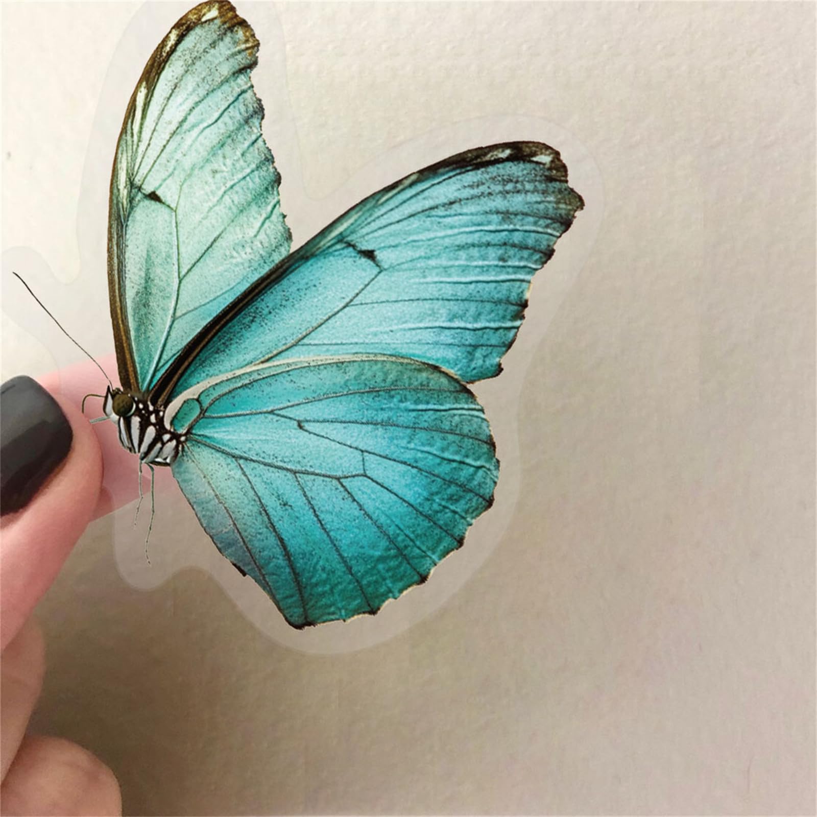 100PCS Victorian Transparent Stickers Pack,Aesthetic Retro Victorian Women Decor for Laptop Gifts for Kids Teens Adults Waterproof Vinyl PET Vintage Stickers for Scrapbook Phone Bike Party Favors: 100PCS Cute Transparent Butterfly Stickers Pack,Aesthetic Colorful Butterfly Decor for Laptop Gifts for Teens Adults Waterproof PET Lifelike Stickers for Scrapbook Notebook Phone Bike Party Favors