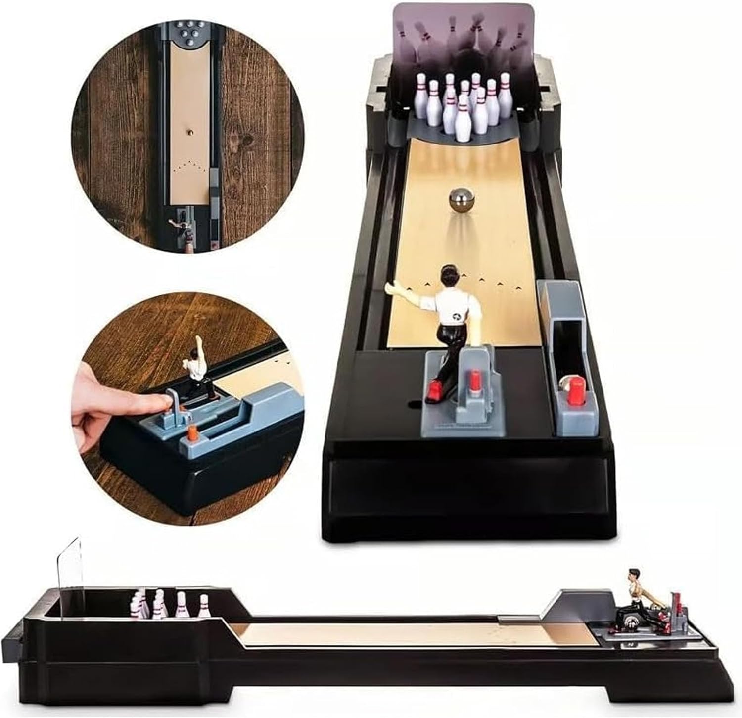 卓上ボーリングゲーム ミニボーリングセット ボウリング玩具 子供 親子インタラクティブゲーム機 デスクトップボウリング玩具 卓上持ち