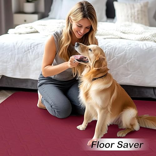 Miniatura 85 de hyha Manta de cama impermeable para perro, mantas suaves para mascotas, funda de sofá impermeable para perros, fundas reversibles lavables para