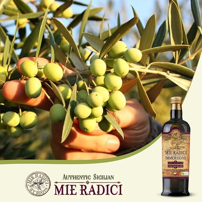 Aceite de Oliva Extra Virgen Orgánico Mie Radici 750 ml miniatura 5
