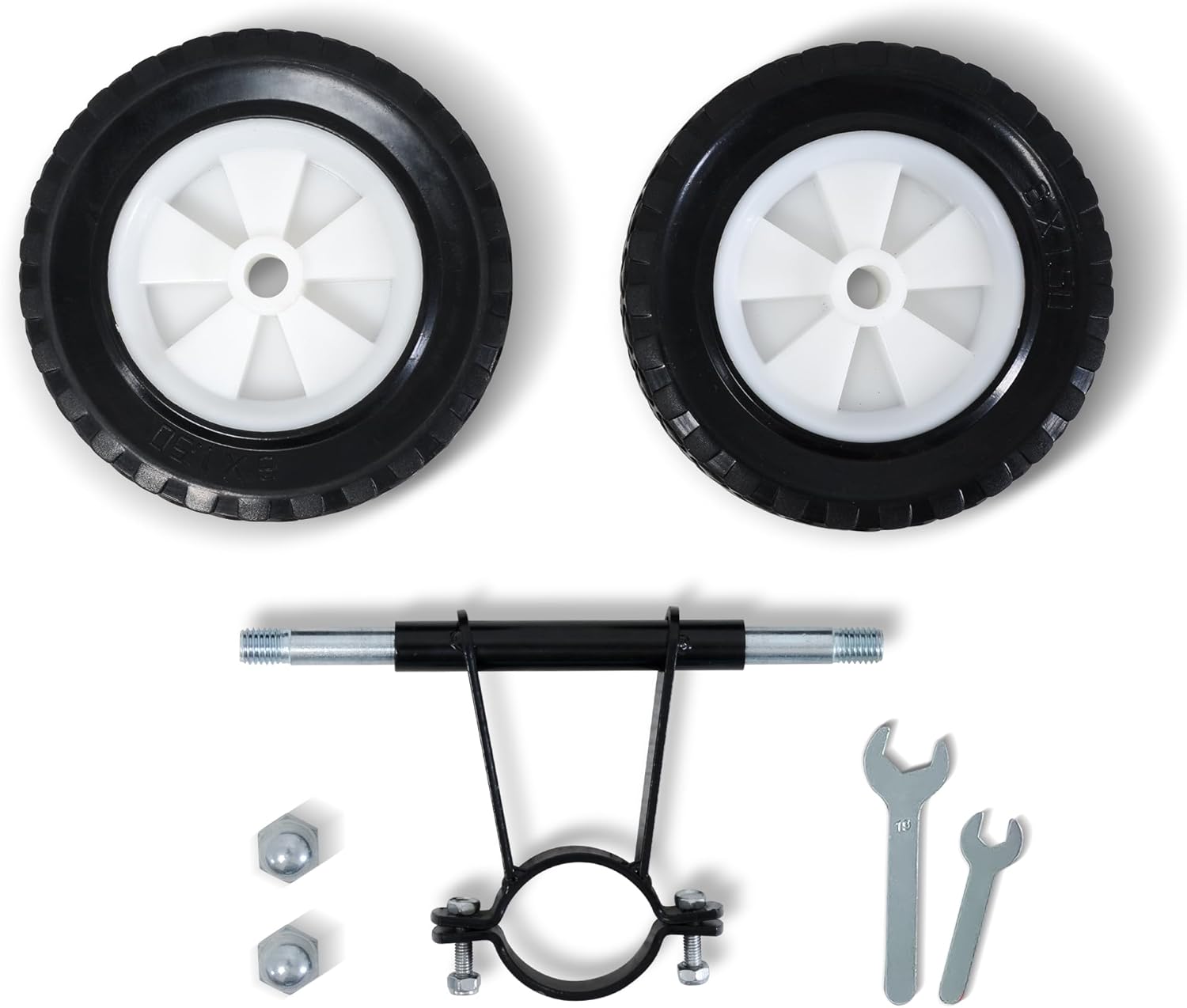 SUNCREAT Hammock Wheel Kit for Hammock Stand, Weather Resistant Portable Universal Stand Wheel for Outdoor Use, Black
