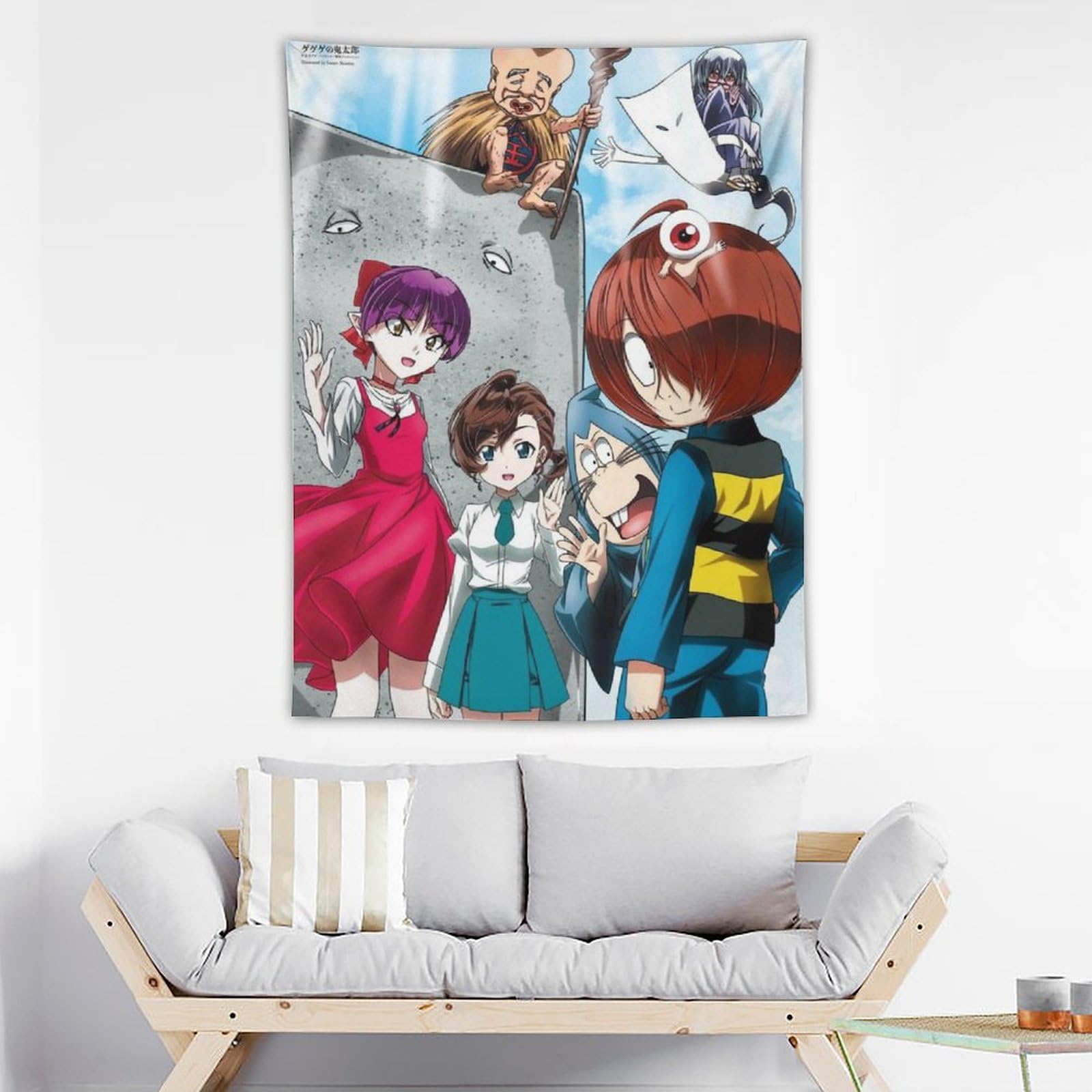 Amazon.co.jp: ゲゲゲの鬼太郎 (60) タペストリー 壁掛け絵 ポスター