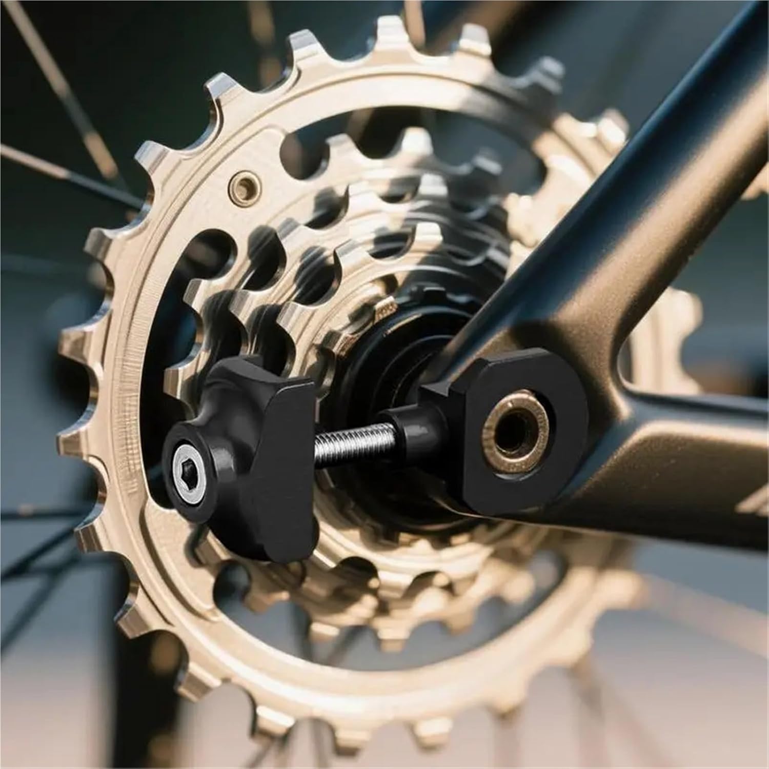 Bike Chain Tensioner 12/18pcs Portable Bike Chain Tensioners - Adjustable Bolt Design