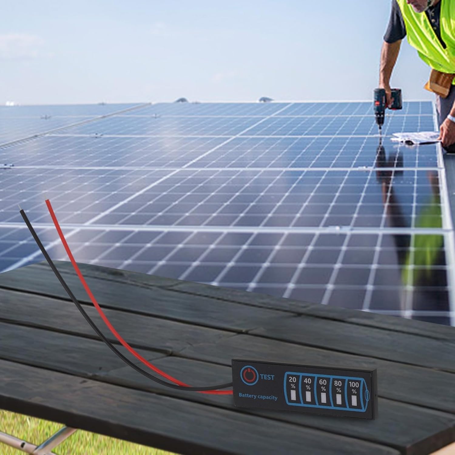 Battery Level Indicator, Automatic Return Function, Accurate Display, Convenient Data Saving, 12V24V Ternary Lithium Iron Phosphate