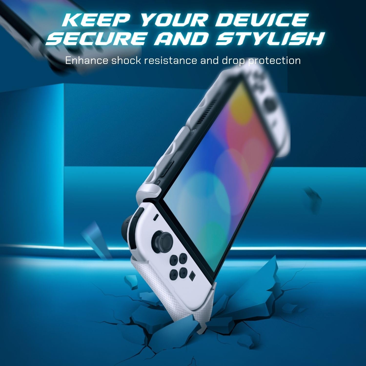 Nintendo Switch NEC PI-TG3 Amazon.com: TNP Grip Case for Nintendo Switch OLED - Foldable