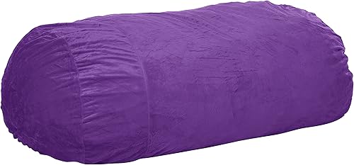 Miniatura 138 de Chill Sack Silla de puf, tumbona de 6 pies, microgamuza azul marino - solo funda Microsuede,Microsuede - Negro - Solo funda,Microsuede - Camel -