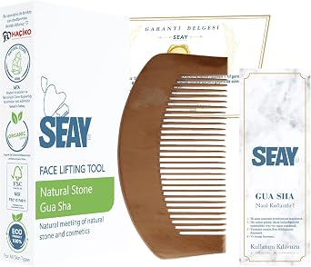 Seay Bamboo Comb Hair and Face Gua Sha