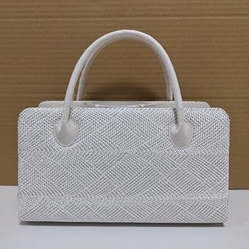 Amazon.co.jp: 和装バッグ あおりバック 利休バック バック シルバー