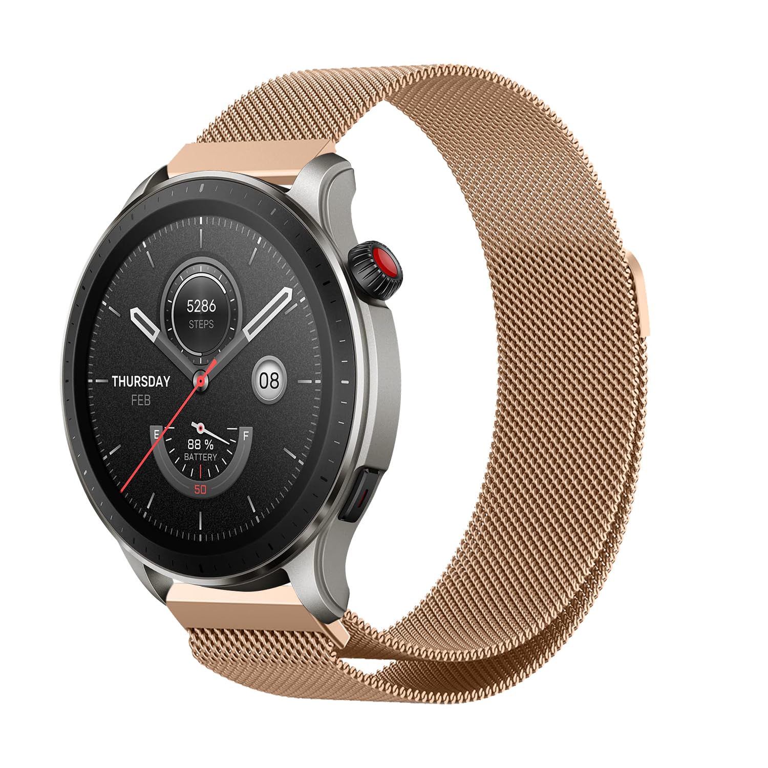 Amazon | [AiMaoo] バンド Amazfit GTR 4 対応 交換バンド ステンレス 
