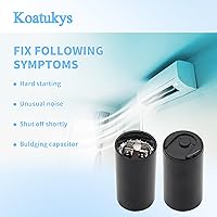 Vista 6 de 161-193 uf/MFD 110-125 VCA ±20% 50/60 Hz CD60 Condensador de arranque de motor redondo para Hayward Super Pump utilizado en motores de 110 voltios