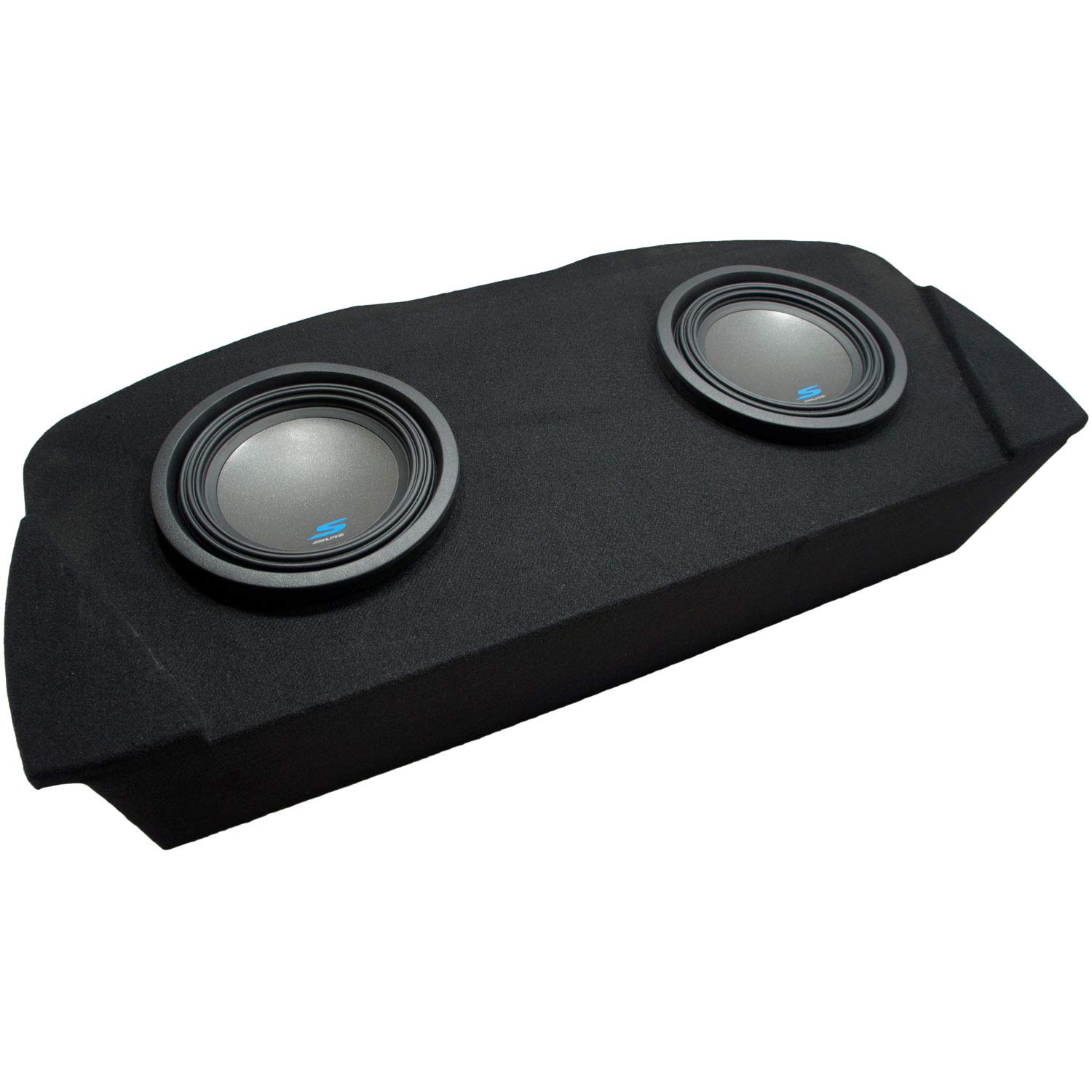 American Sound Connection Compatible with 2003 2004 2005 2006 2007 2008 Nissan 350Z Coupe Hatch Alpine S-W10D2 Type S Car Audio Subwoofers Custom Dual 10