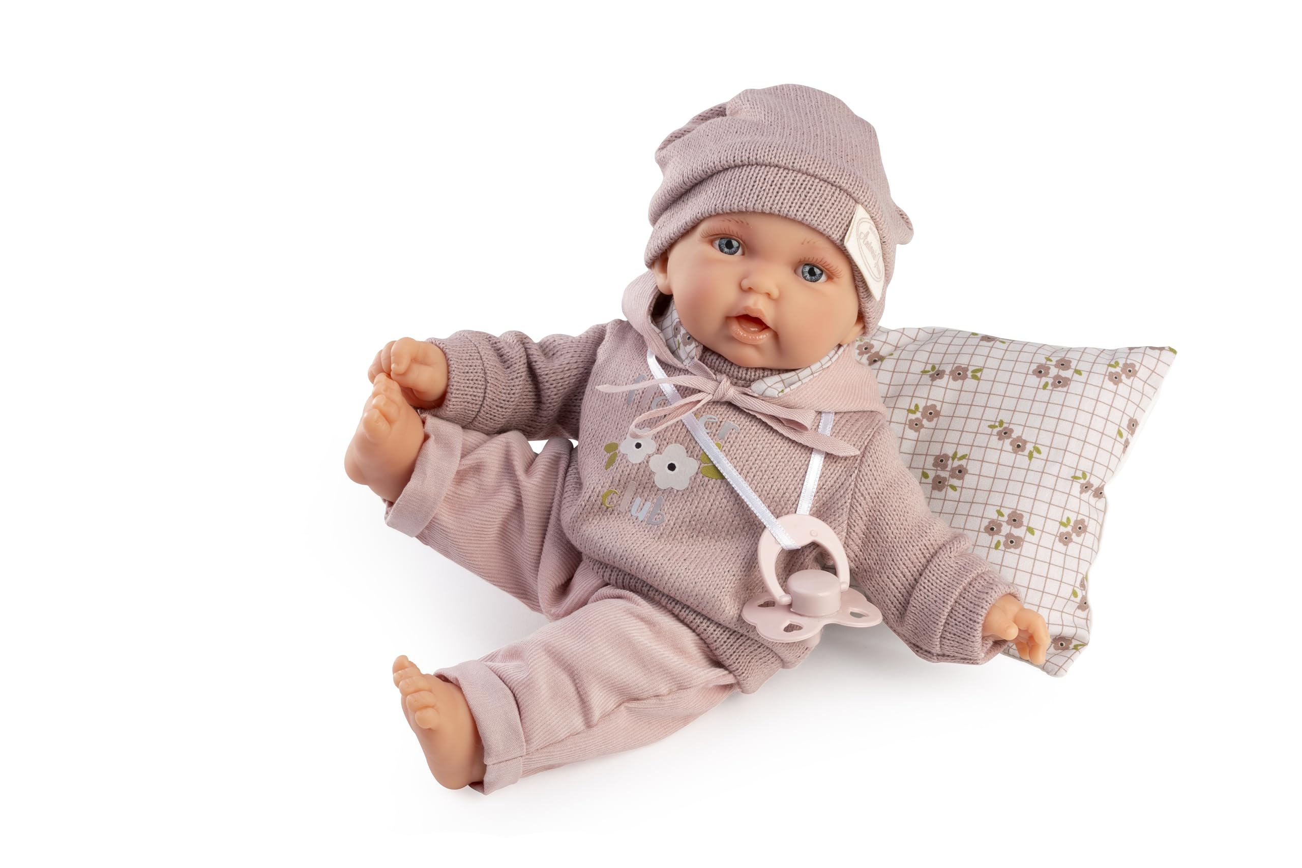 Muñecas Antonio Juan | Petit Blandito con Sudadera | Cuerpo de Tela 27 cm | Ref. 12444- Colección 2026