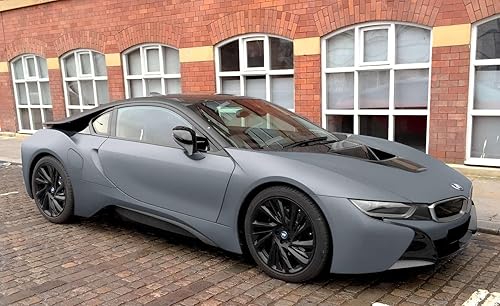 Miniatura 9 de Lámina adhesiva de vinilo gris Nardo plano mate de 12 x 60 pulgadas (1 x 5 pies), lámina de calcomanías para automóvil, tecnología de liberación de