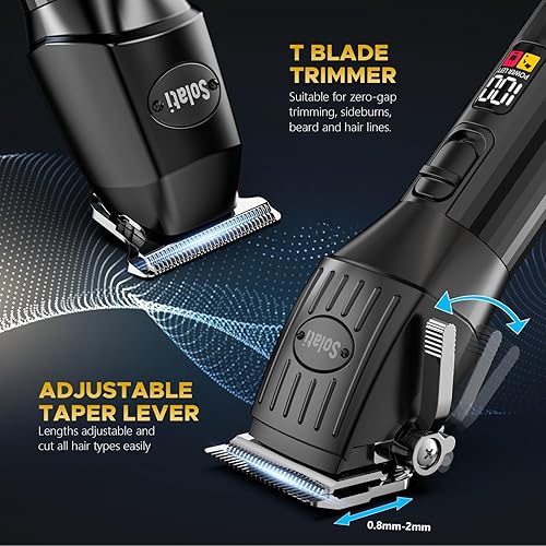 Miniatura 5 de Professional Hair Clippers for Men Cordless Trimmers Kit with LED Display Electric Beard Trimmer for Kid Cordless Beards Trimmer Haircut Grooming