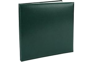 Pioneer Leatherette Postbound Scrapbook Album - 12x12 - Green