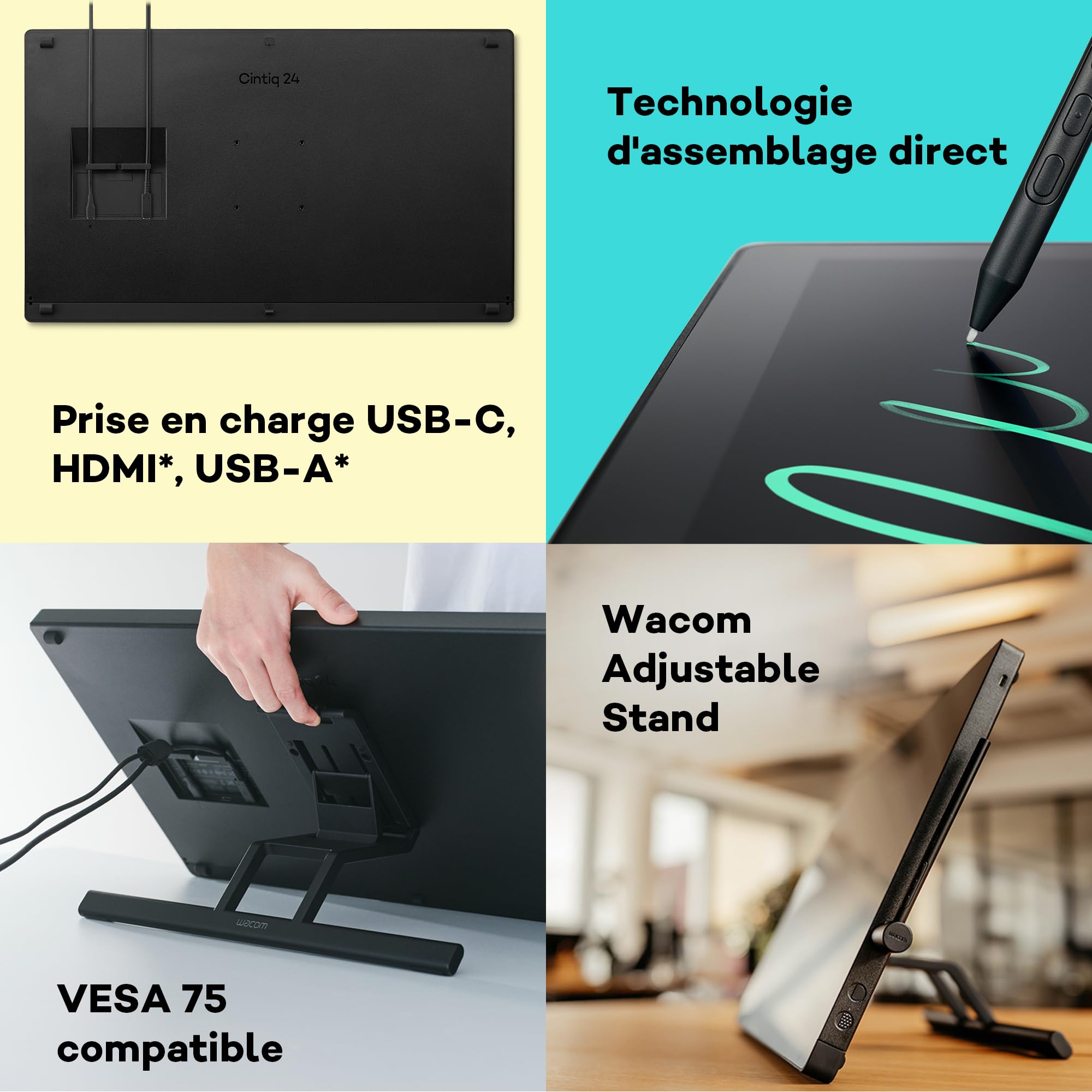 Wacom Cintiq 24 (Édition 2025) – Tablette Graphique avec ecran 2.5