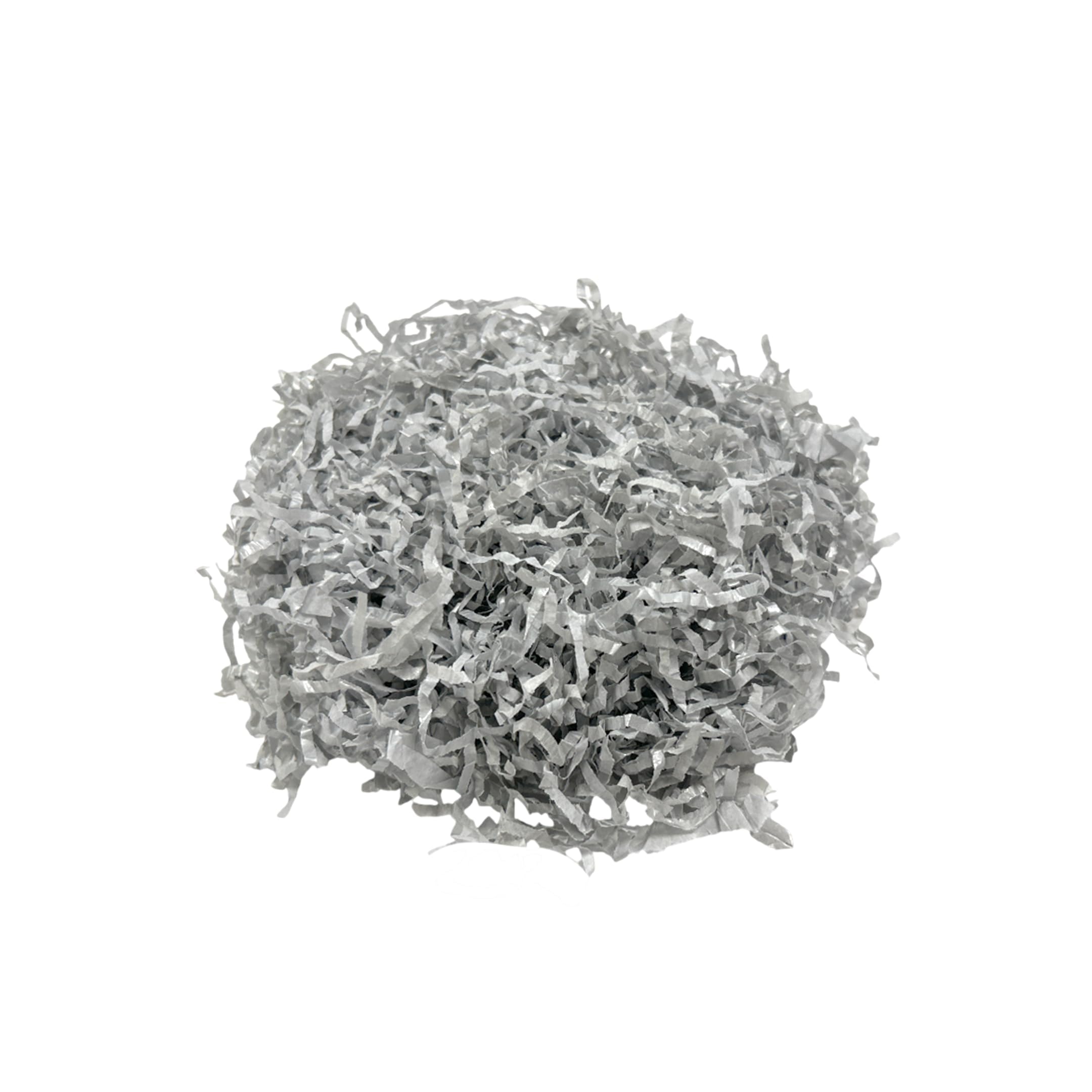 1kg Silver Shredded Tissue Paper for Hampers, Soft to the Touch, Ideal Hamper Filling, Christmas, Baby Shower and Gift Packaging Filler