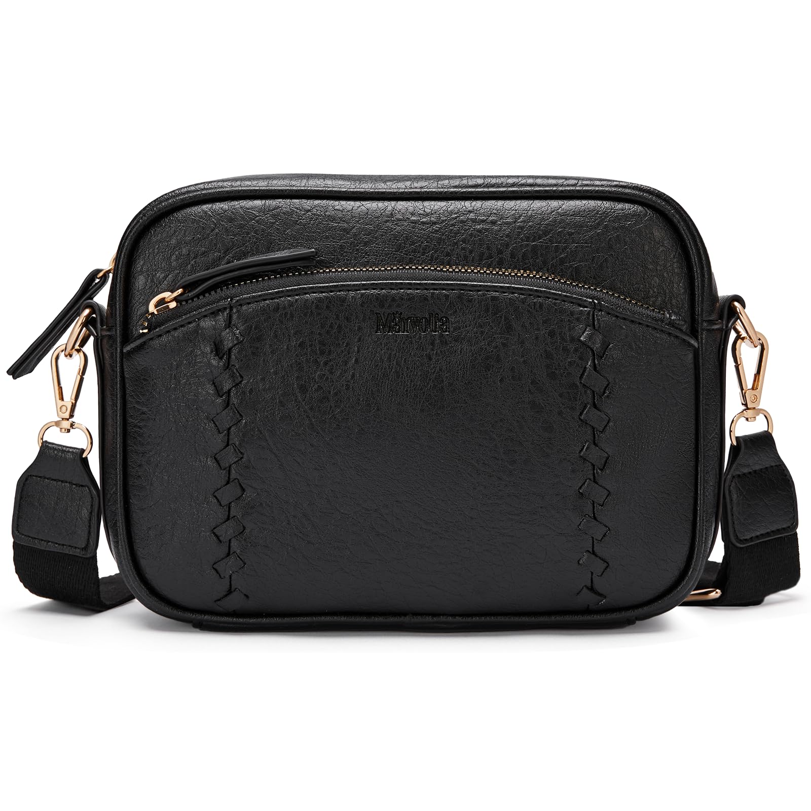 Marvolia Crossbody Bags for Women Soft Vegan Leather Shoulder Handbags Lightweight Crossbody Travel Purses