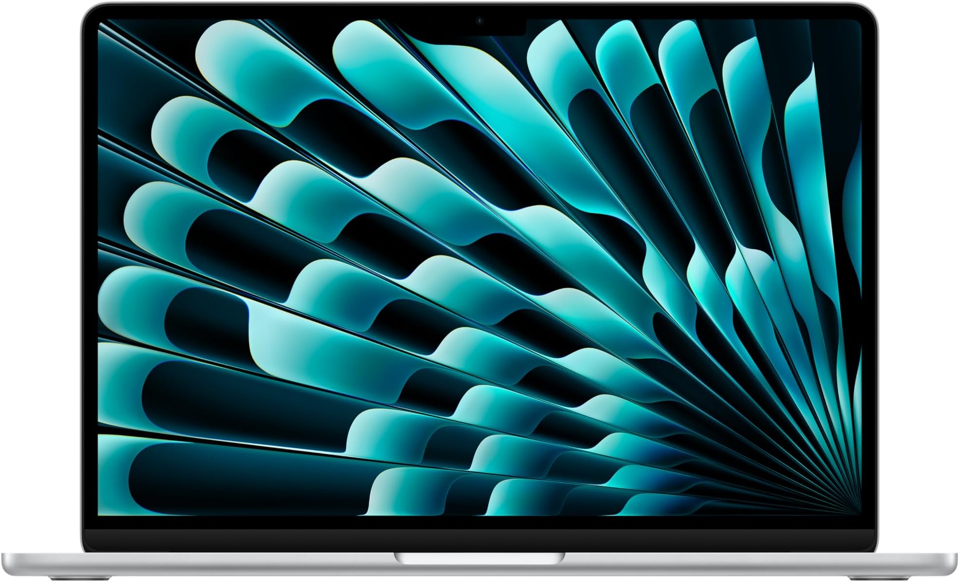 Apple 2024 MacBook Air with M3 Chip (13.6-inch, 16GB Ram, 256GB SSD) Silver QWERTY English (Renewed)