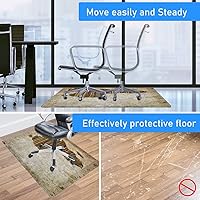 Vista 69 de Teal Hardwood Floor Desk Chair Mat, Painted Wood Board Horizontal Lines Birthdays Easter Holiday Print Backdrop Image, Protects Hardwood Floor Under