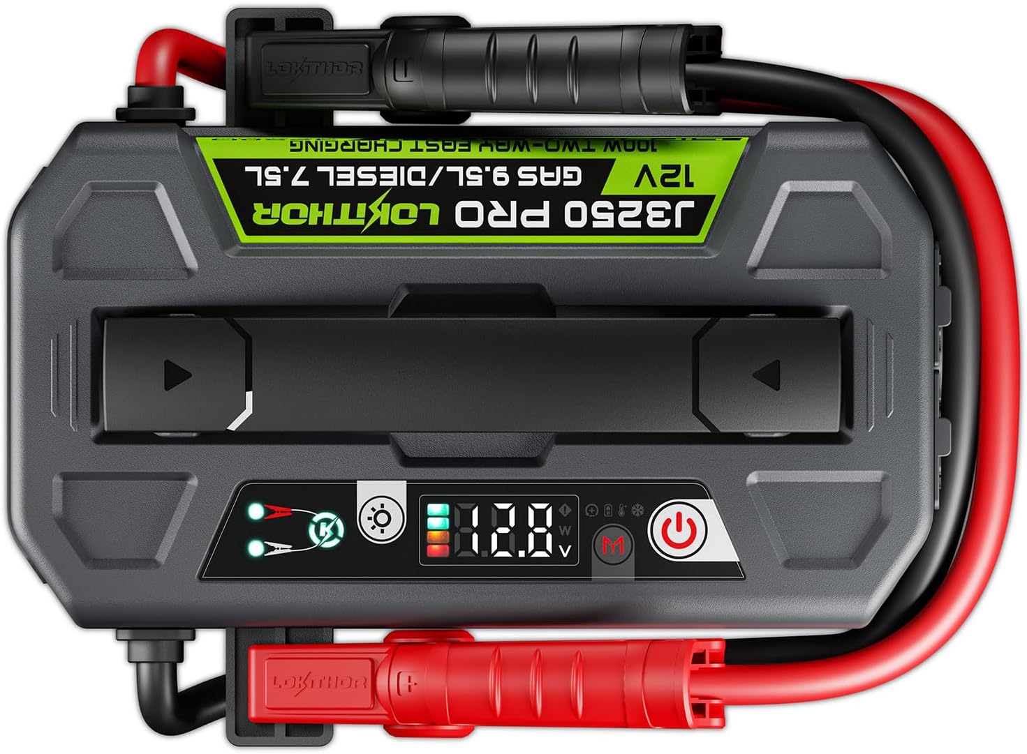 LOKITHOR J3250 PRO Jump Starter with ConnectMax, 3250A LiFePO4 Car Starter Battery for 9.5L Gas and 7.5L Diesel Engines, Jump Pack with 100W Two-Way Fast Charging, Super-Safe and 2000 Cycle Life