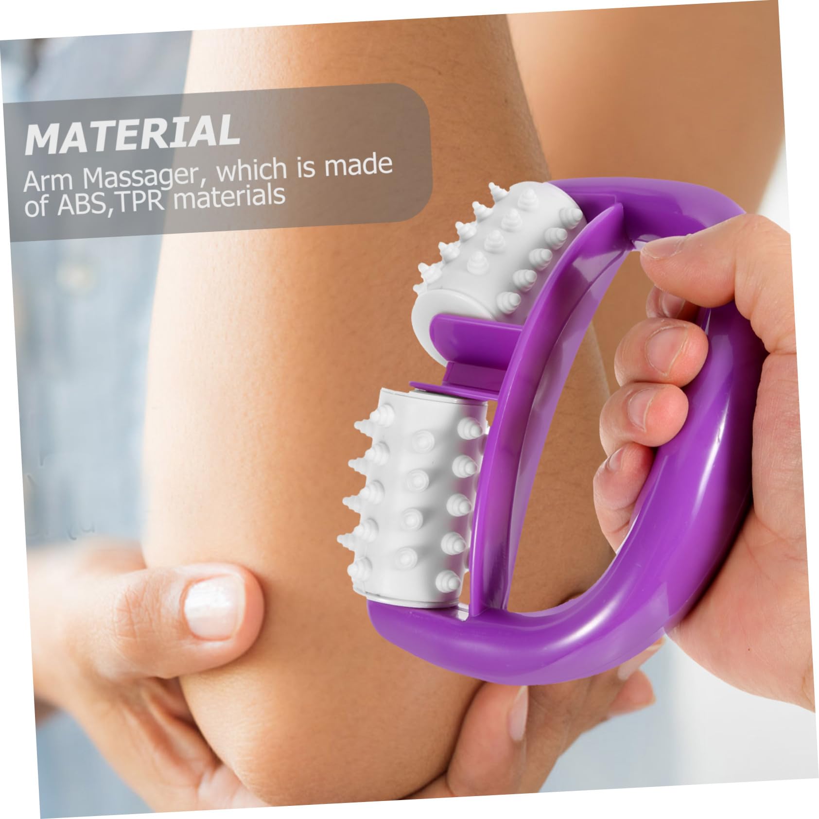 FOMIYES Leg Massager Roller Massage Stick Roller Hand Massager Tool Roller Massager for Legs Arm Massager Massage Roller for Muscles Massage Tool Roller Massage Roller Stick