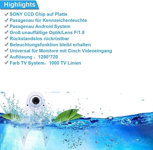 Miniatura 8 de Cámara de la lámpara del freno del coche para Viano Vito Transit Ducato VW Crafter T5 Master