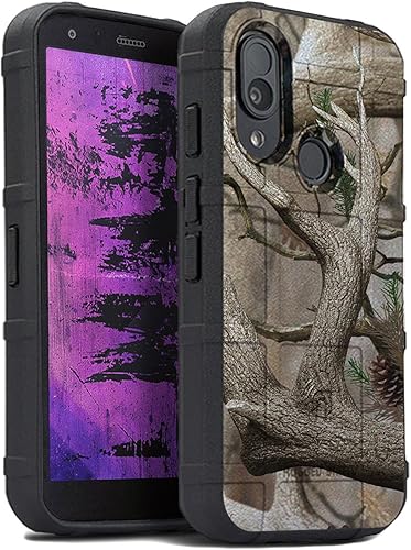 Nakedcellphone Funda para teléfono CAT S62 PRO, Special Ops Tactical Armor Rugged Shield Funda Protectora - Azul Marino