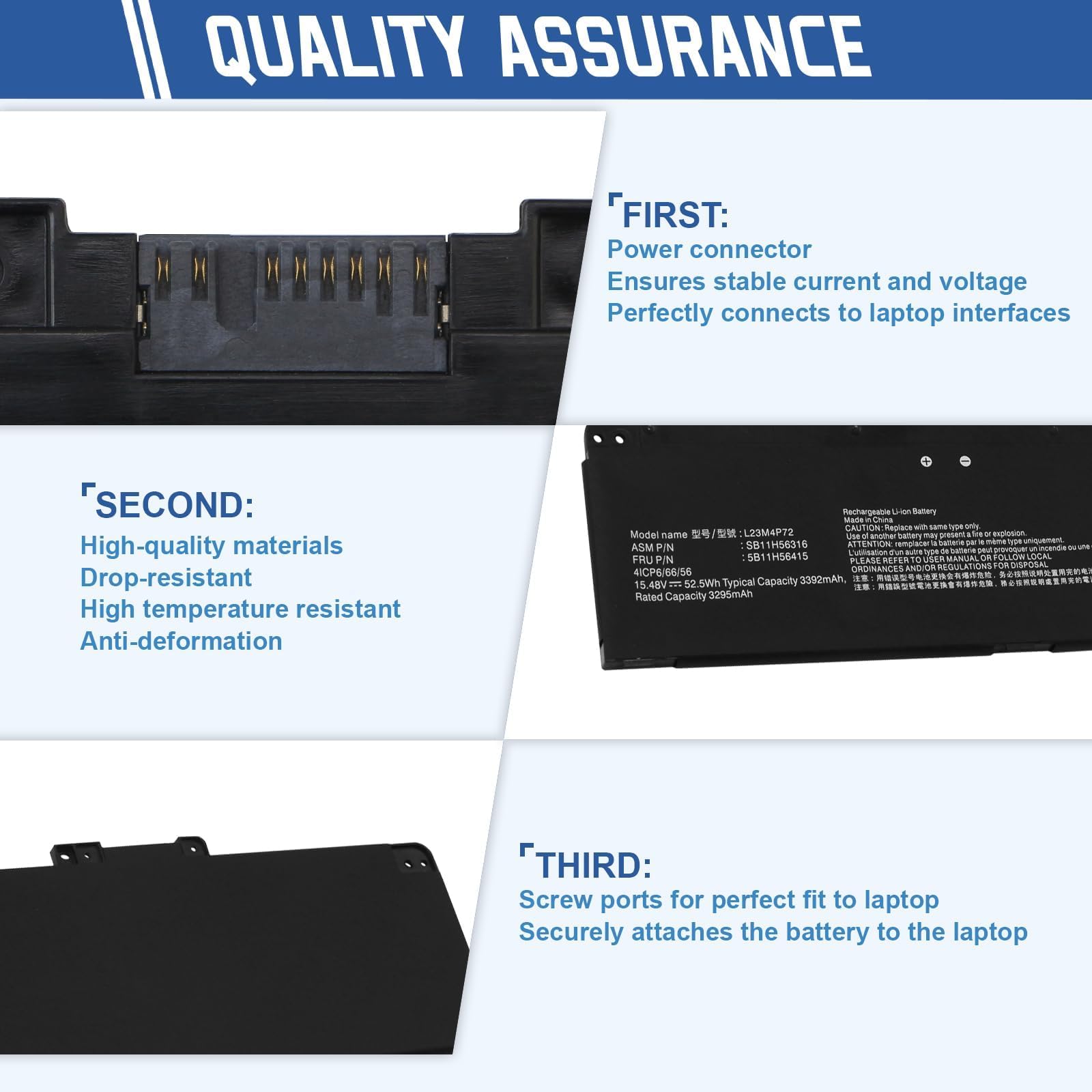 ANTIEE L23M4P72 L23L4P72 L23B4P72 Bateria do laptopa Le-Novo Thinkpad T14 Gen 6/5 / ThinkPad P14s Gen 5/6 21ME Series L23C4P73 L23D4P71 L23L4P70 L23B4P70 0 SB1 1H56319 5B11H56418 SB11M89895