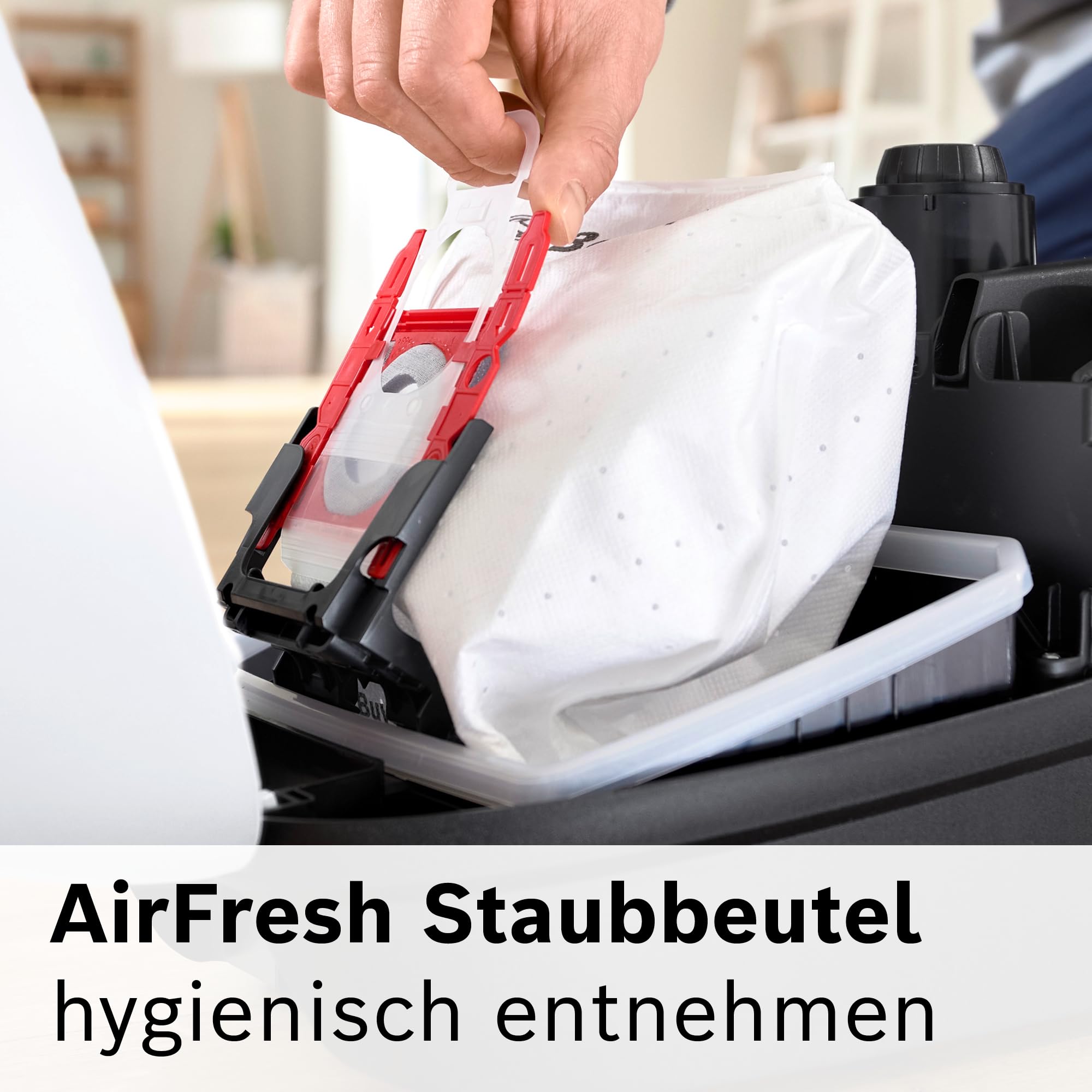 Bosch Aspirapolvere con sacchetto serie 4 ProHygienic BGD41HYG ideale per chi soffre di allergie, filtro igienico, 10 anni di garanzia motore, accessori integrati, bocchetta per materasso, cavo lungo,