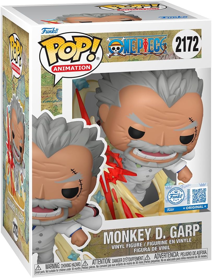 Funko Pop! Animation One Piece Monkey D. GARP Galaxy Impact Vinyl Figure, Exclusive Collectible with Authentication, Number 2172