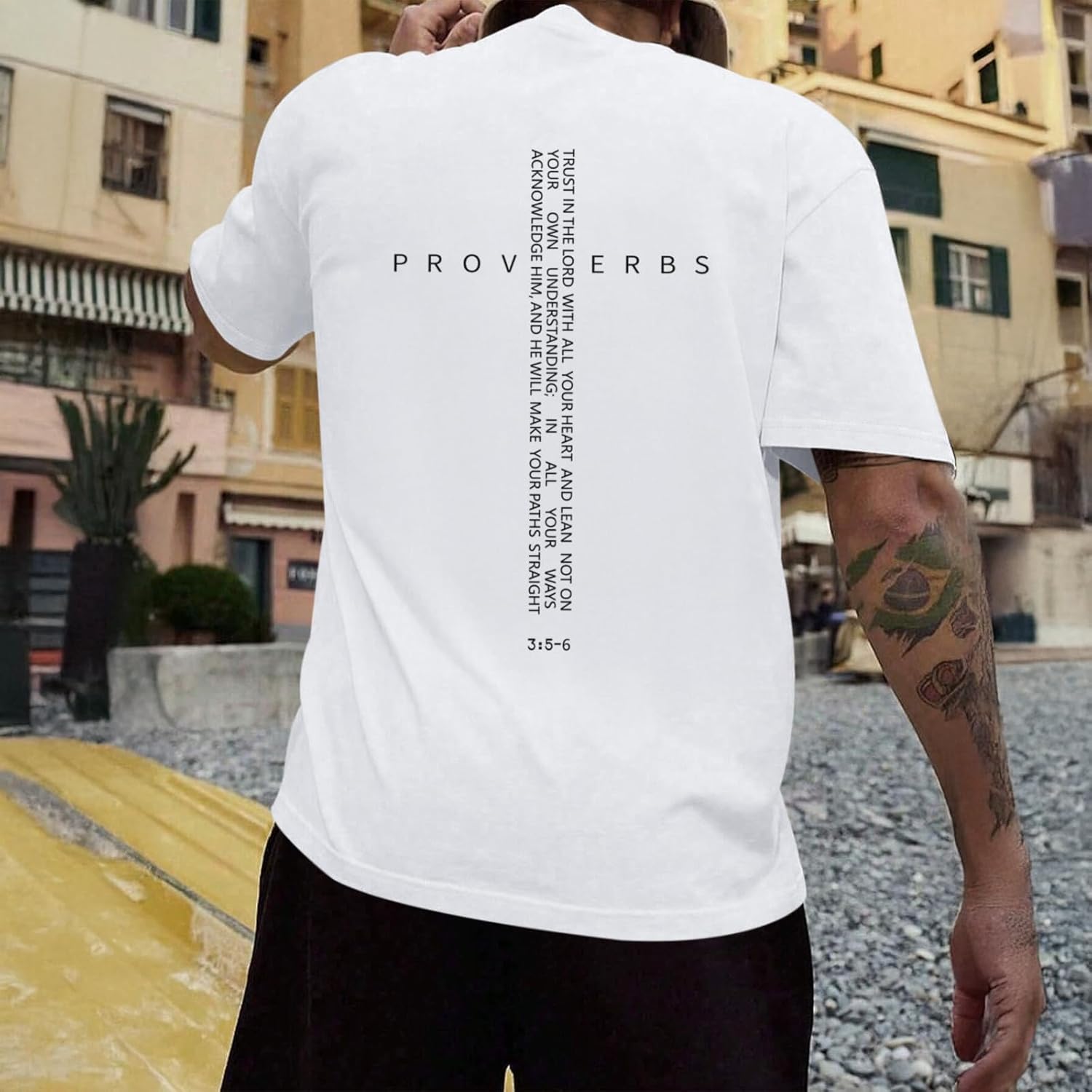 Christian Shirts for Men Vintage Religious Cross Bible Verse T-Shirt Jesus Faith Tshirt Inspirational Graphic Tees - Image 5