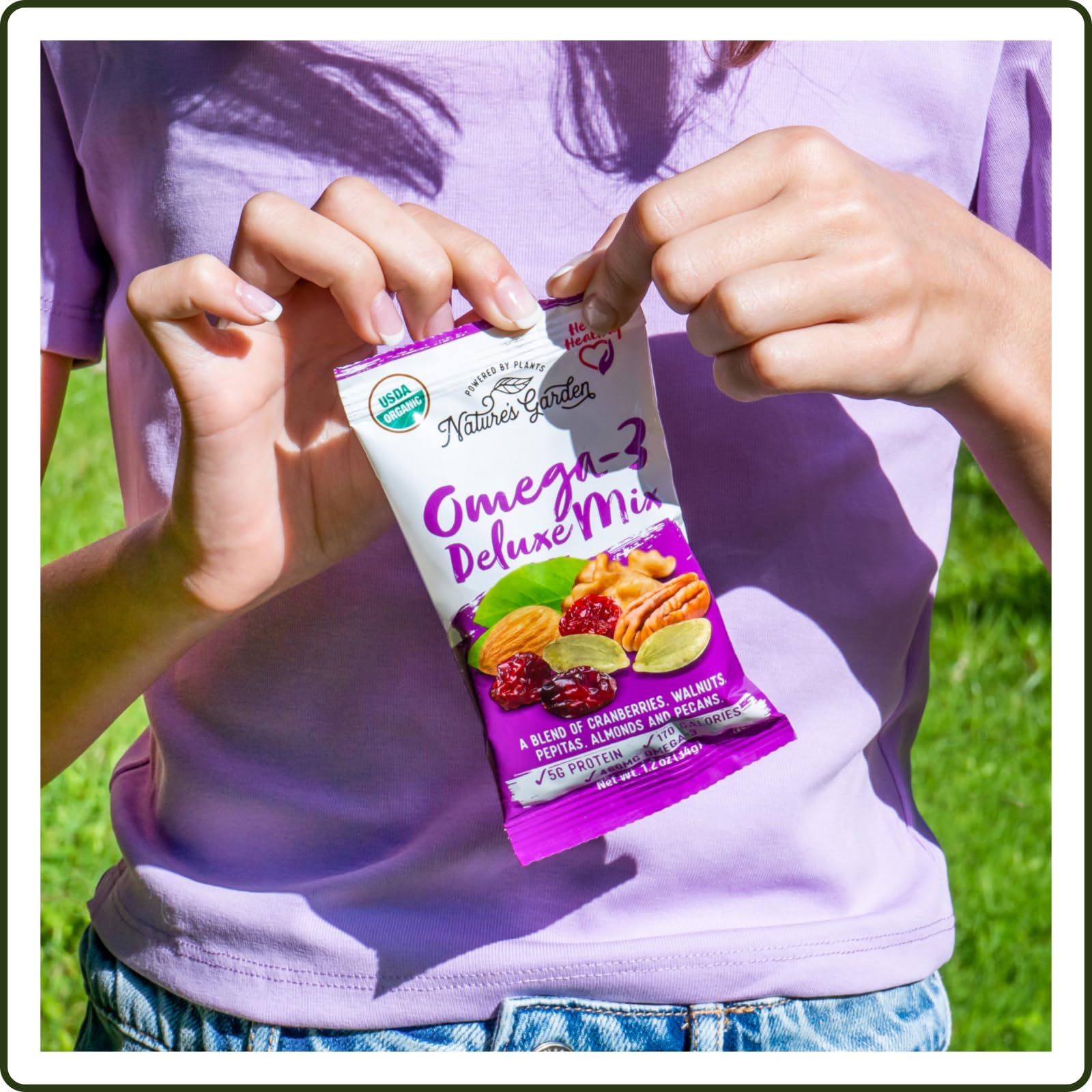 Amazon.com: Nature's Garden Omega 3 Deluxe Mix - Trail Mix Nuts