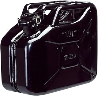 Draper 49954 - Bidón de Acero (10 L), Color Negro