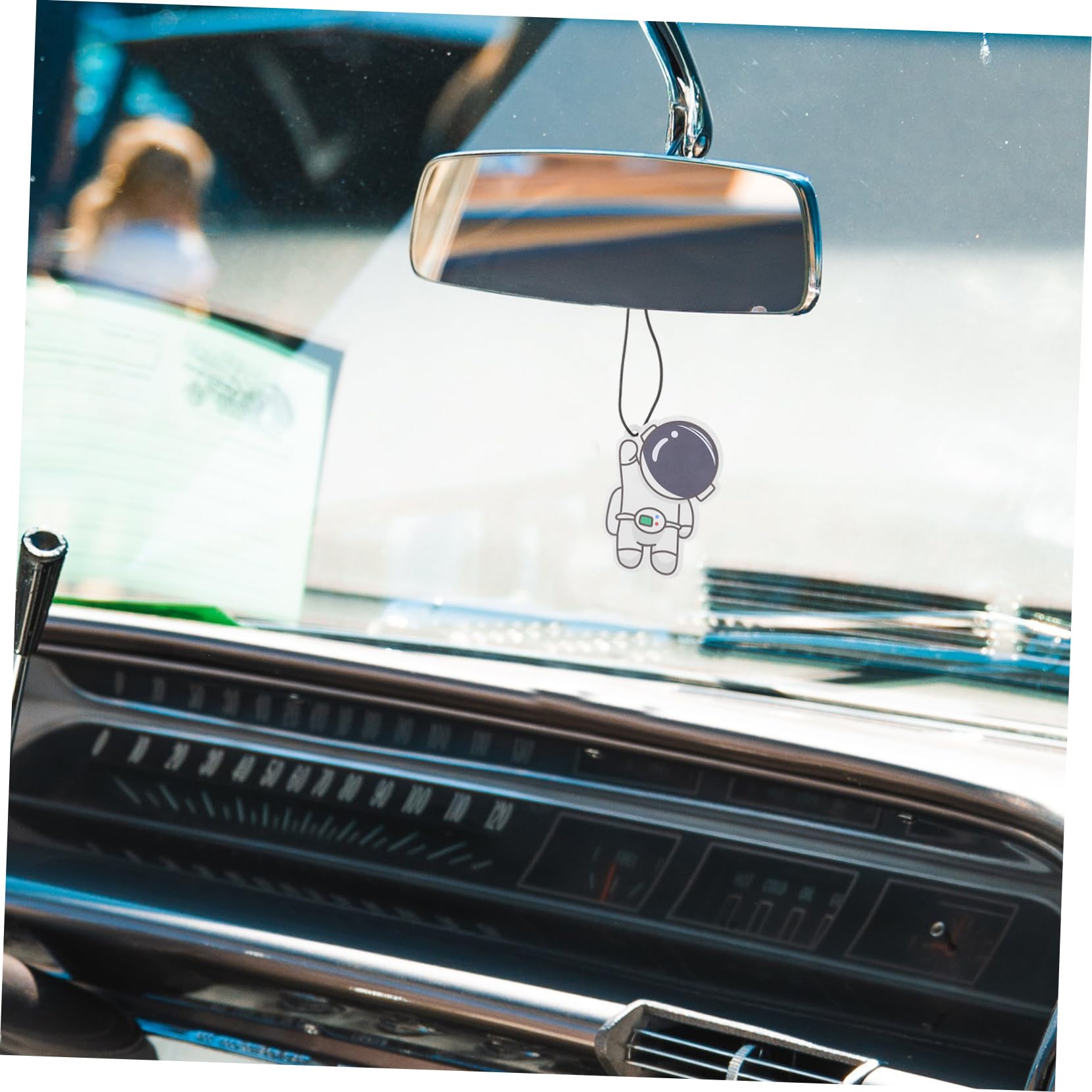 SOLUSTRE 40 Stk Auto-Aromatherapie-Papier Auto-Parfüm-Dekoration hängende für Autos auto innenraum zubehör car interior accessories Auto-Erfrischer-Anhänger Autoerfrischer