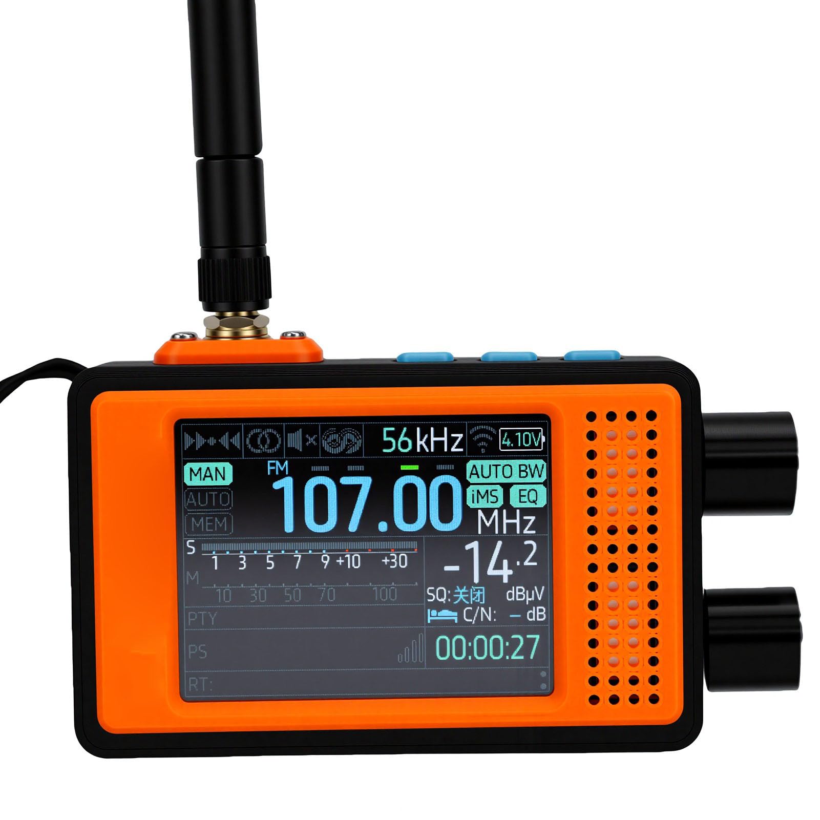 FTVOGUE Mini Radioempfänger, Tragbares AM FM LW MW SW Radio, 2,4 Zoll