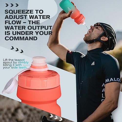 Miniatura 6 de GXCROR Soporte para botella de agua para bicicleta con combinación de botellas, ligero, duradero y seguro, fácil instalación, apto para ciclismo al