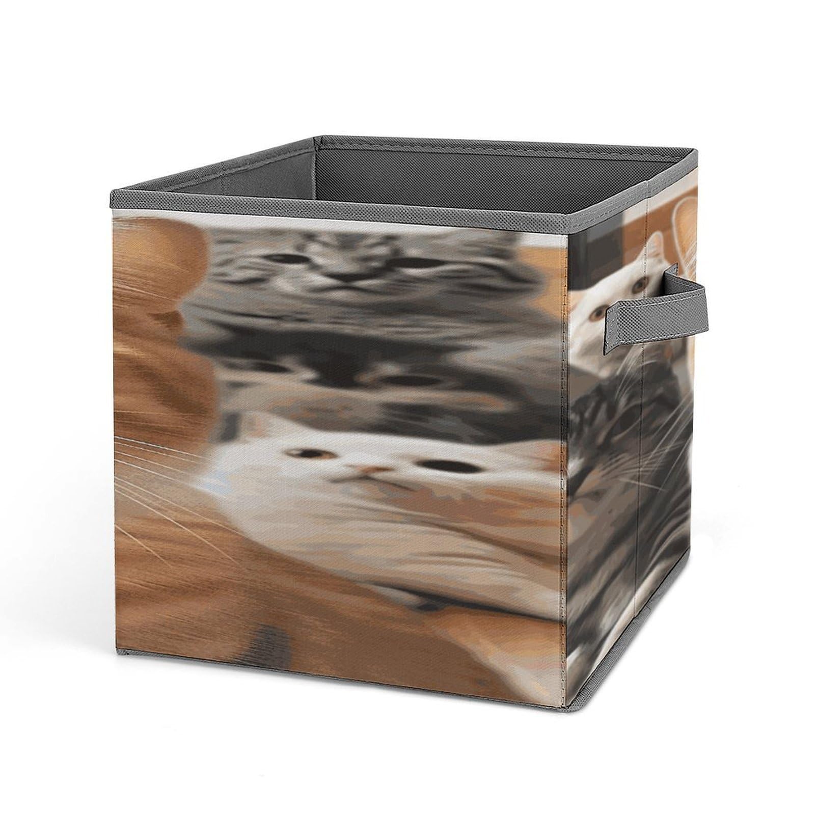 Fekiloot Style Funny Pet Cat Storage Bins Storage Baskets