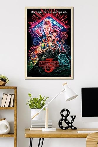 Vista 6 de Trends International - Stranger Things de Netflix: Temporada 3, póster para pared de una hoja, 57 x 86 cm, versión de alta calidad no enmarcada