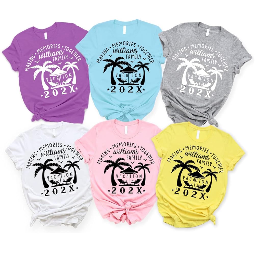 Custom Family Vacation Making Memories Together Shirt, Personalized Family  Vacay T-Shirt, Summer Travel, Squad Trip t-Shirt, Design 1, Medium :  Amazon.ca: Clothing, Shoes \u0026 Accessories
