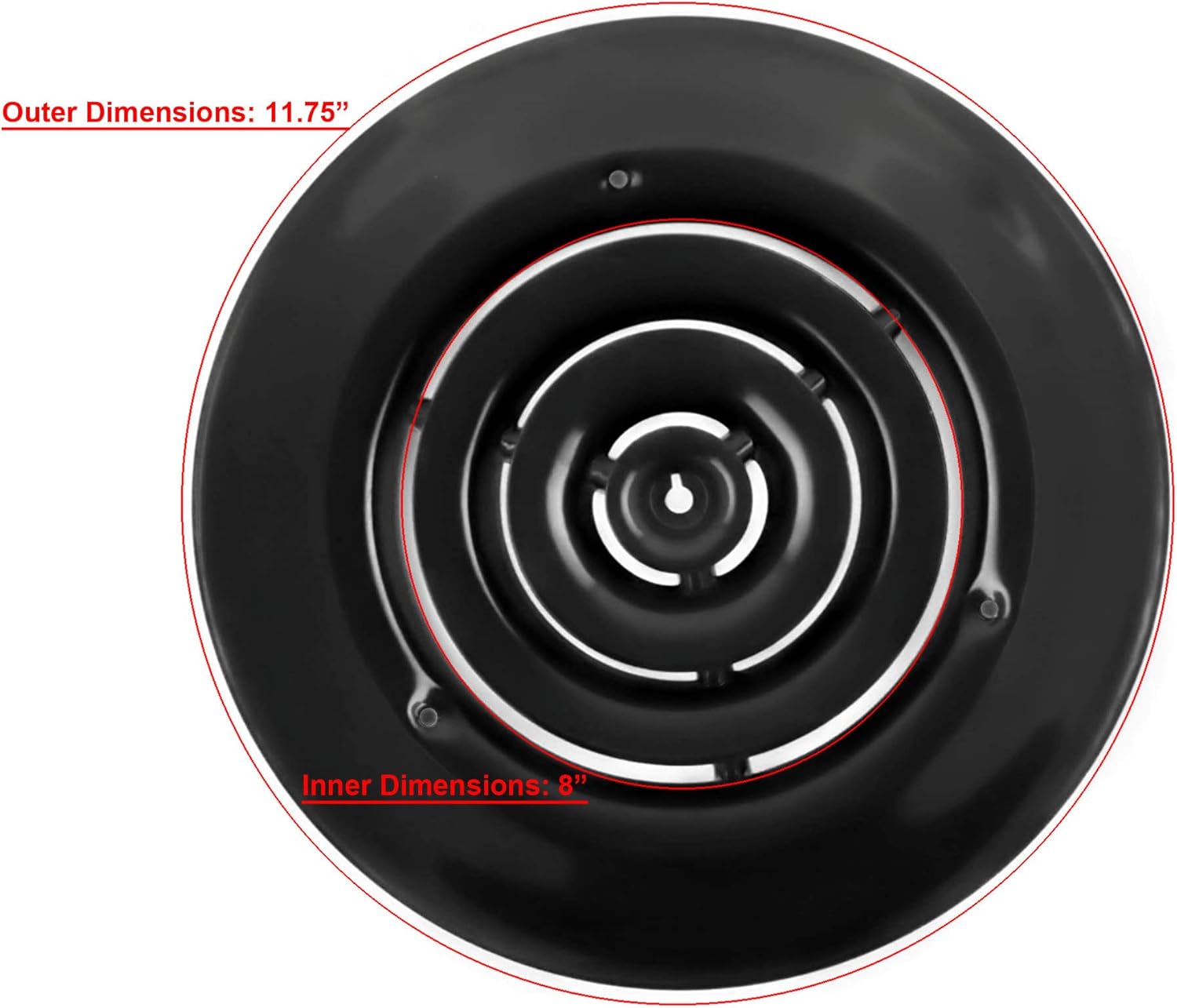HVAC PREMIUM 8 inch Round Vent Cover for 8" Duct Opening