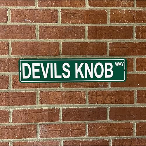 Vista 477 de Ohio Mountains Pick Your Mountain Compatible/repuesto para Ballards Hill United States Mountain Aluminio Metal Tin Street Sign Style decoración