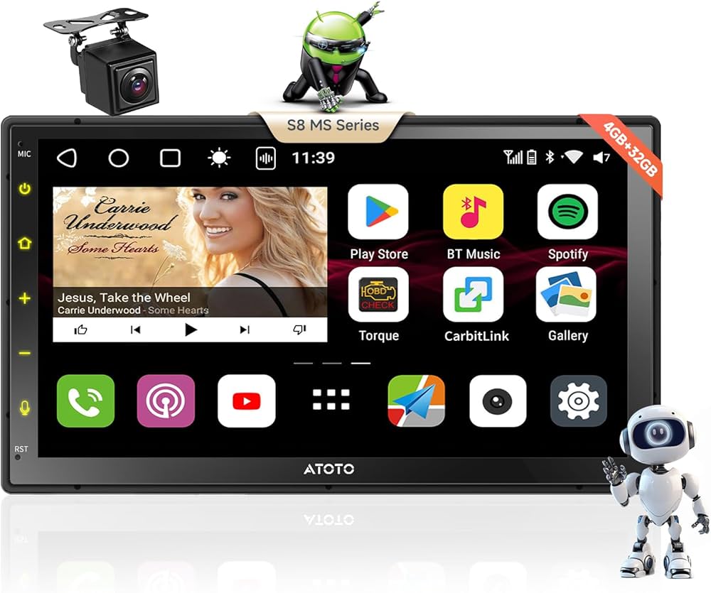 ATOTO S8 Ultra Double Din Car Stereo, 7 Inch Android Car in