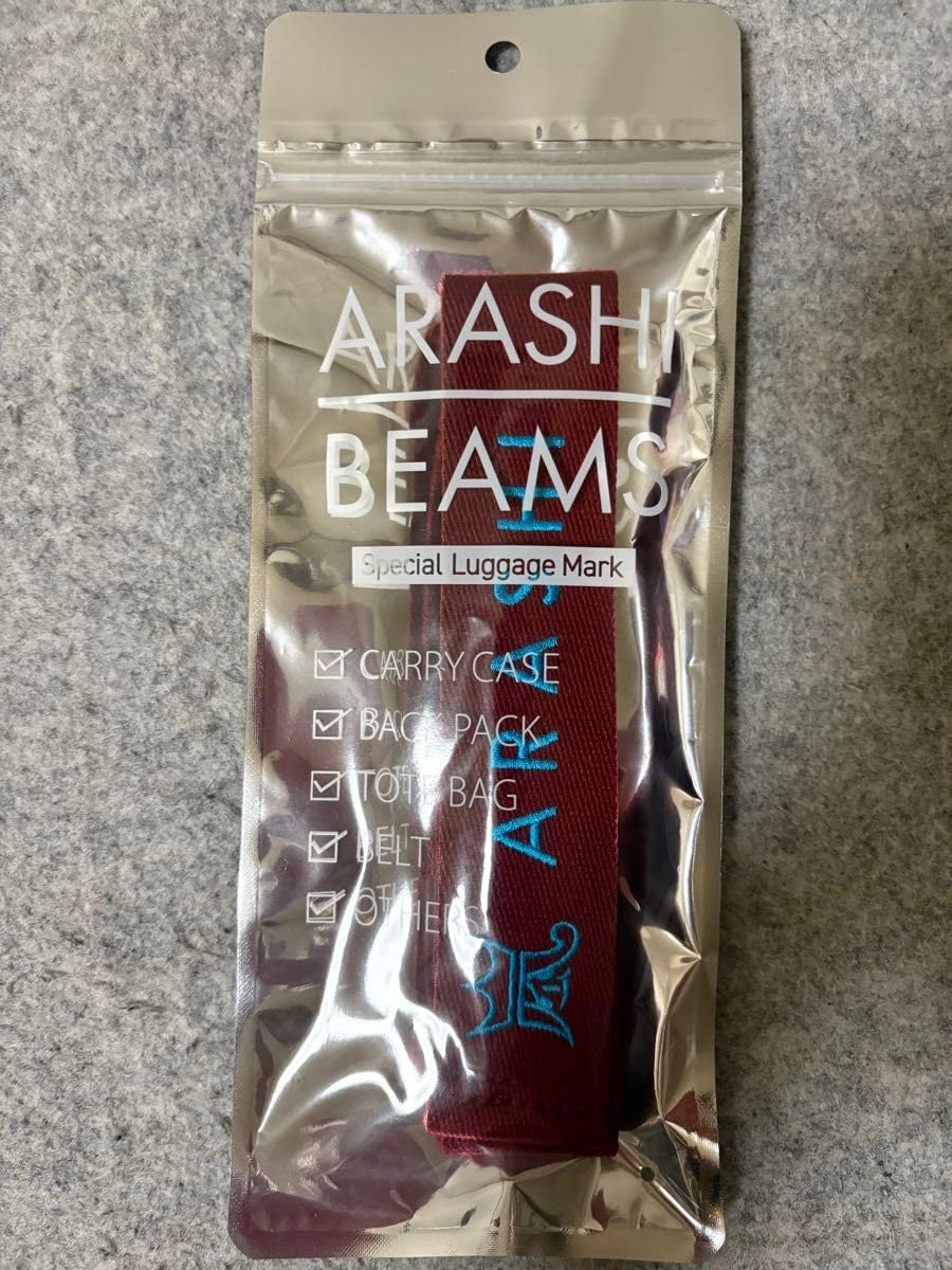 さくちゃん袋なし 嵐を旅する展覧会 ラゲッジマーク 櫻井翔 赤5beams