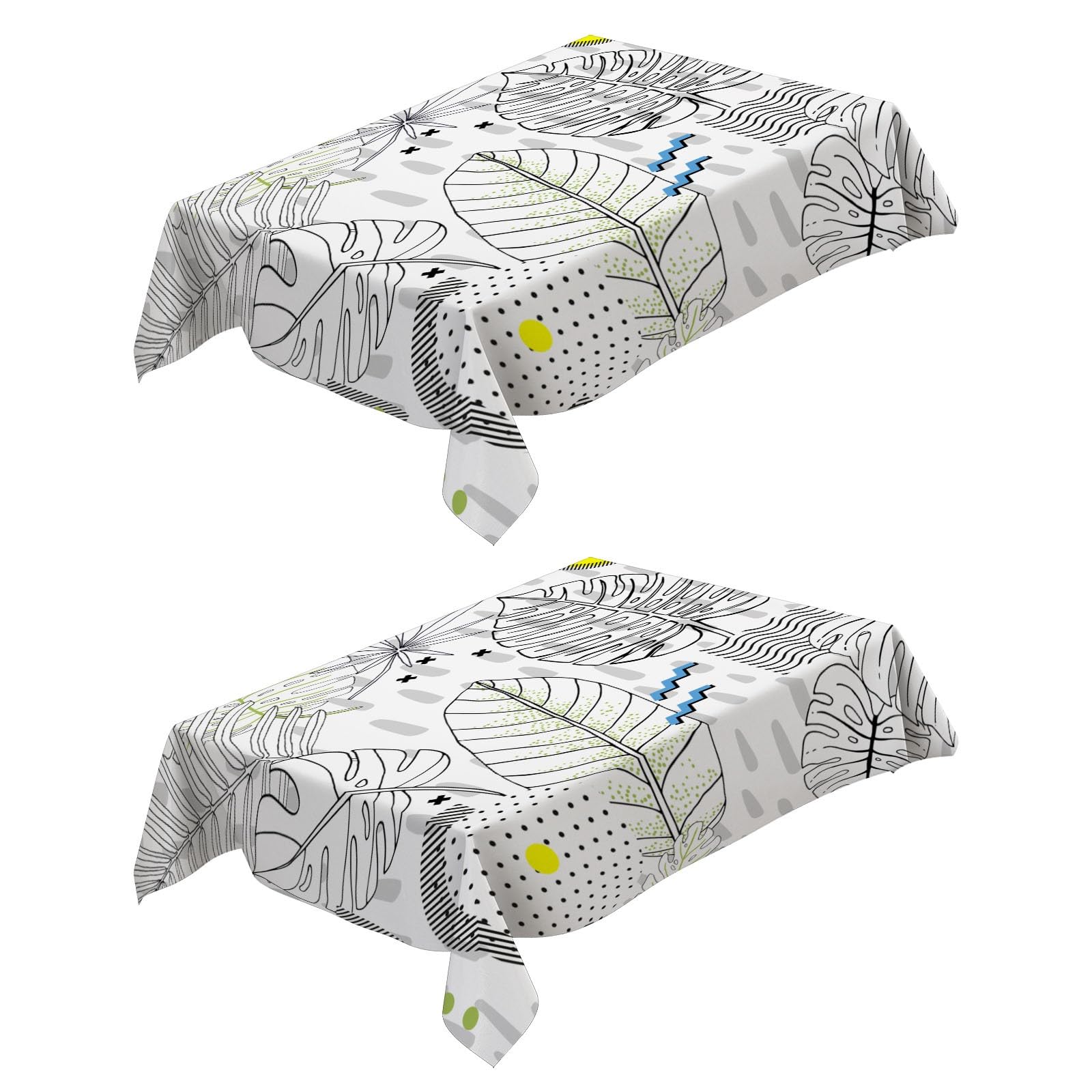 Nappe rectangulaire épaisse anti tache pour protéger votre table de salon des salissures